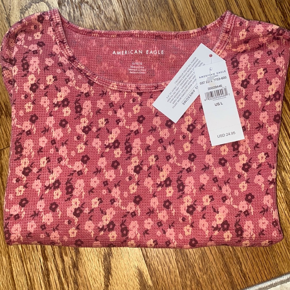 American eagle floral shirt!